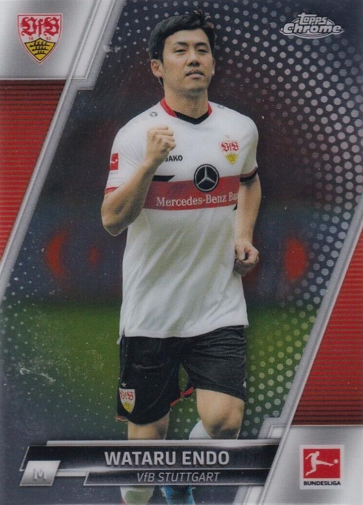 2021 Topps Chrome Bundesliga Wataru Endo #89 VfB Stuttgart