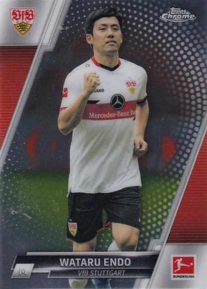 2021 Topps Chrome Bundesliga Wataru Endo #89 VfB Stuttgart