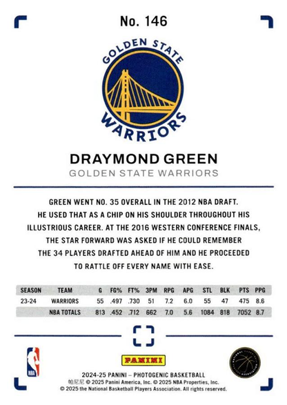2024 Panini Photogenic Draymond Green #146 Golden State Warriors