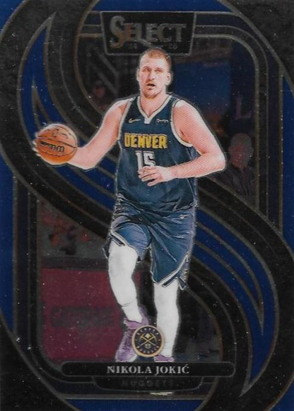 2024 Panini Select Nikola Jokic Blue #140 Denver Nuggets