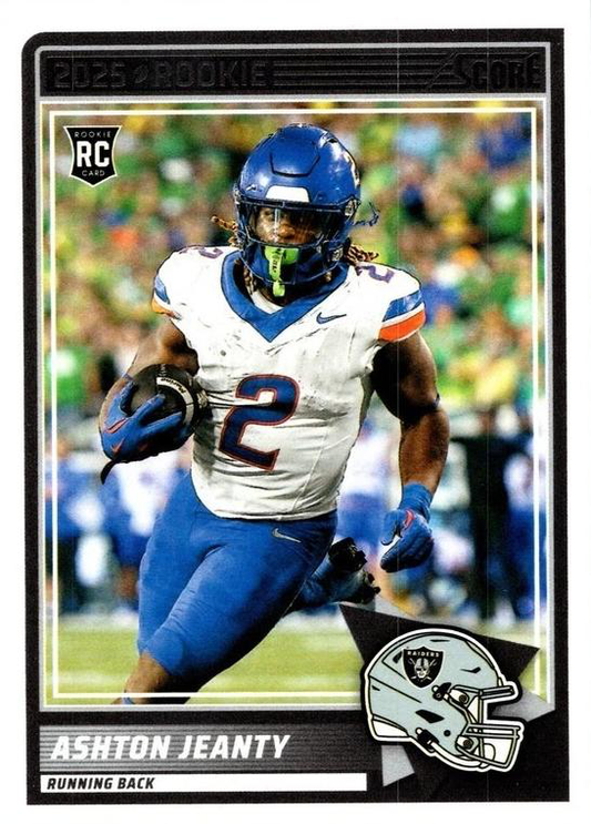 2025 Panini Score Ashton Jeanty RC #14 Las Vegas Raiders