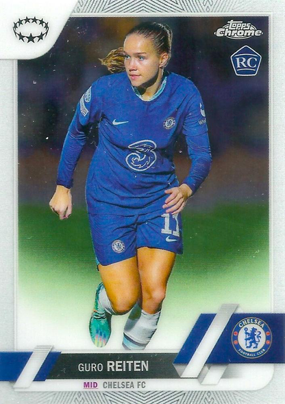 2022 Topps Chrome UCC Women's Guro Reiten RC #88 Chelsea F.C