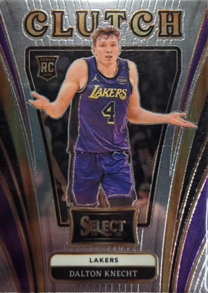 2024 Panini Select Clutch Dalton Knecht RC #2 Los Angeles Lakers