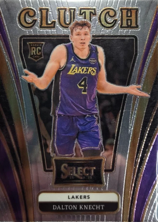 2024 Panini Select Clutch Dalton Knecht RC #2 Los Angeles Lakers