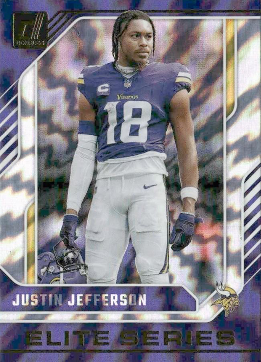 2024 Panini Donruss Elite Series Justin Jefferson #30 Minnesota Vikings