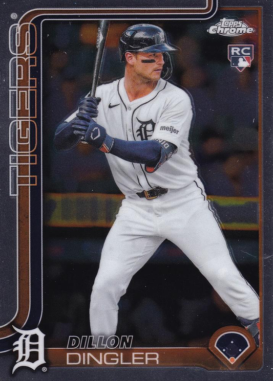 2025 Topps Chrome MLB Dillon Dingler RC #274 Detroit Tigers