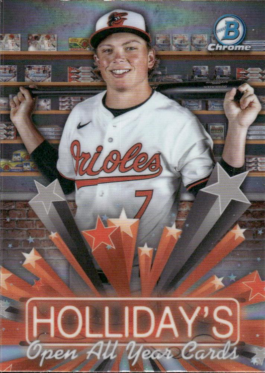 2025 Topps Bowman Hobby Stars Jackson Holliday Baltimore Orioles #HS-2