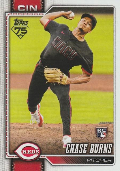 2026 Topps Series 1 Chase Burns RC #312 Cincinnati Reds