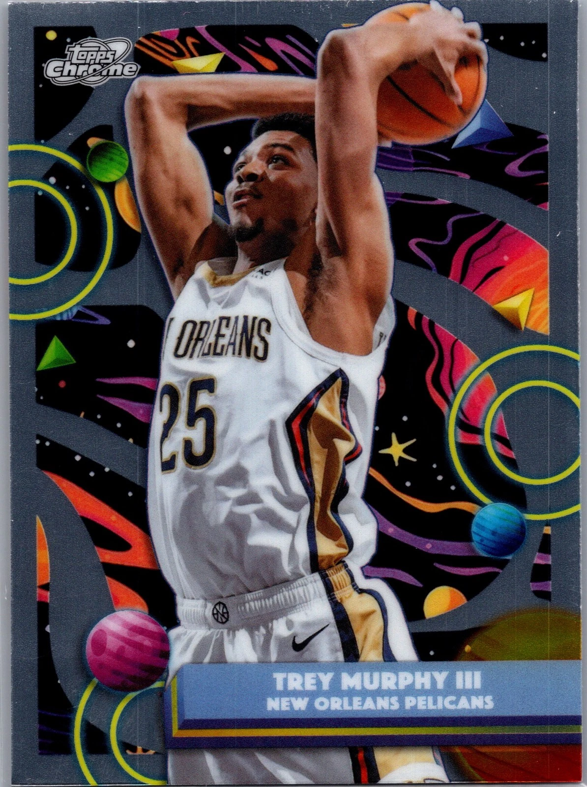 2025 Topps Chrome Cosmic Trey Murphy III #64 New Orleans Pelicans