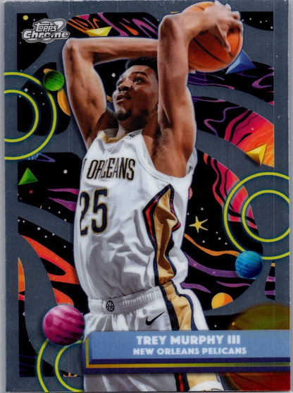 2025 Topps Chrome Cosmic Trey Murphy III #64 New Orleans Pelicans