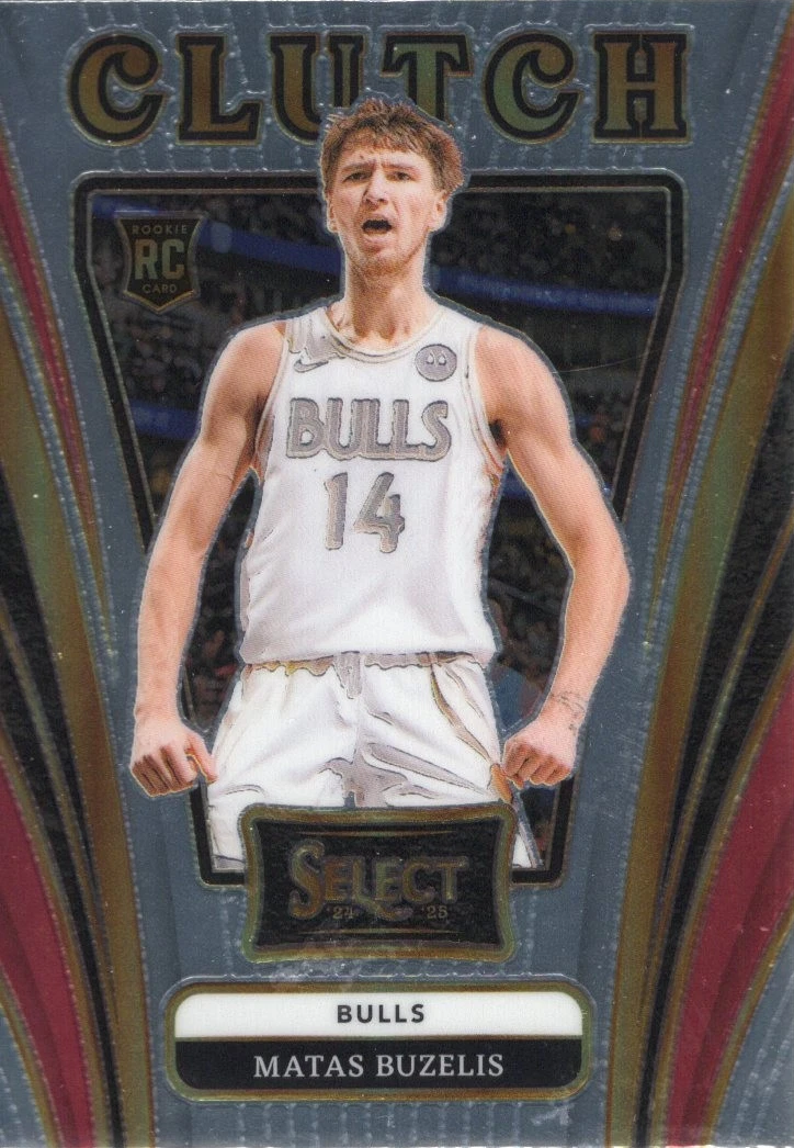 2024 Panini Select Clutch Matas Buzelis RC #12 Chicago Bulls
