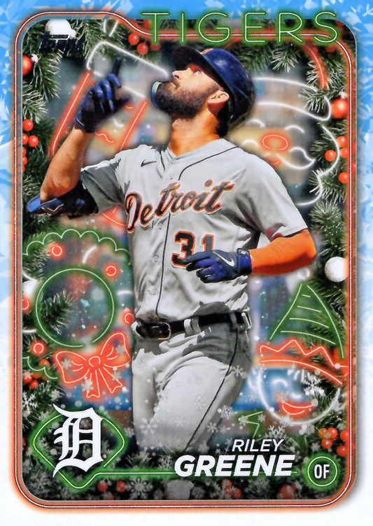 2024 Topps Holiday Riley Greene Detroit Tigers #H161