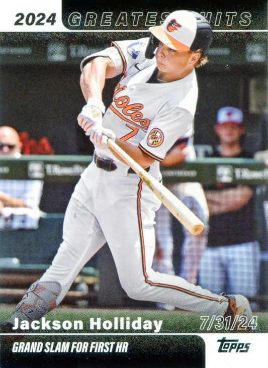 2025 Topps Series 1 2024 Greatest Hits Jackson Holliday Baltimore Orioles #GH-11