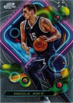 2023 Topps Chrome Cosmic Nikola Jokić #55 Denver Nuggets