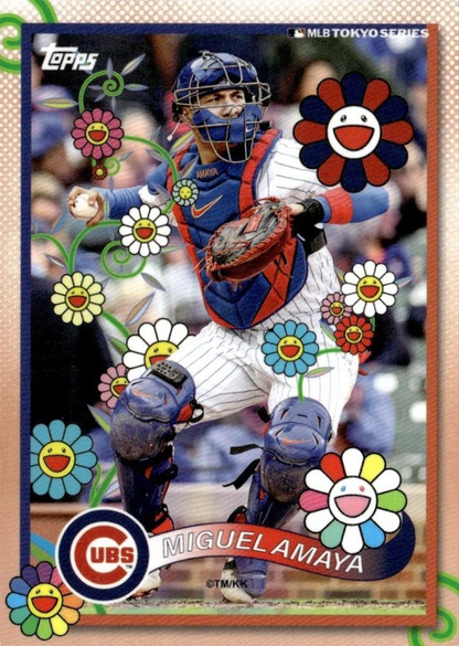 2025 Topps Tokyo Series Miguel Amaya #14 Chicago Cubs