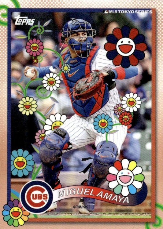 2025 Topps Tokyo Series Miguel Amaya #14 Chicago Cubs