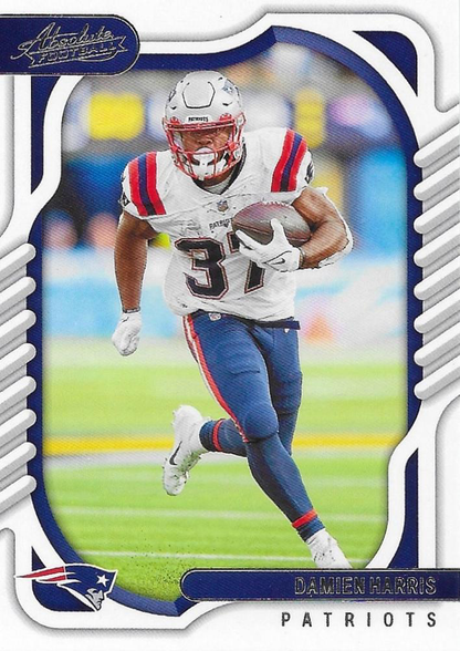 2022 Panini Absolute Damien Harris #75 New England Patriots
