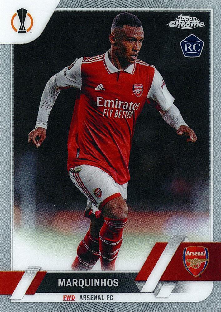 2022 Topps Chrome UCC Marquinhos RC #188 Arsenal