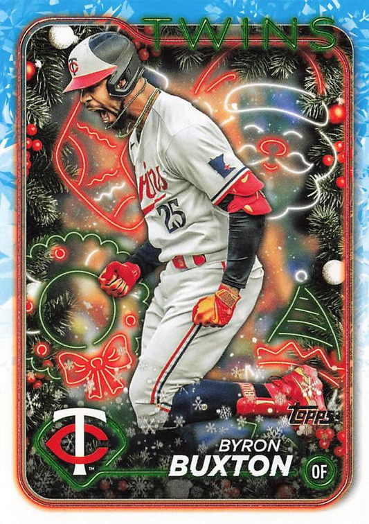 2024 Topps Holiday Byron Buxton Minnesota Twins #H114