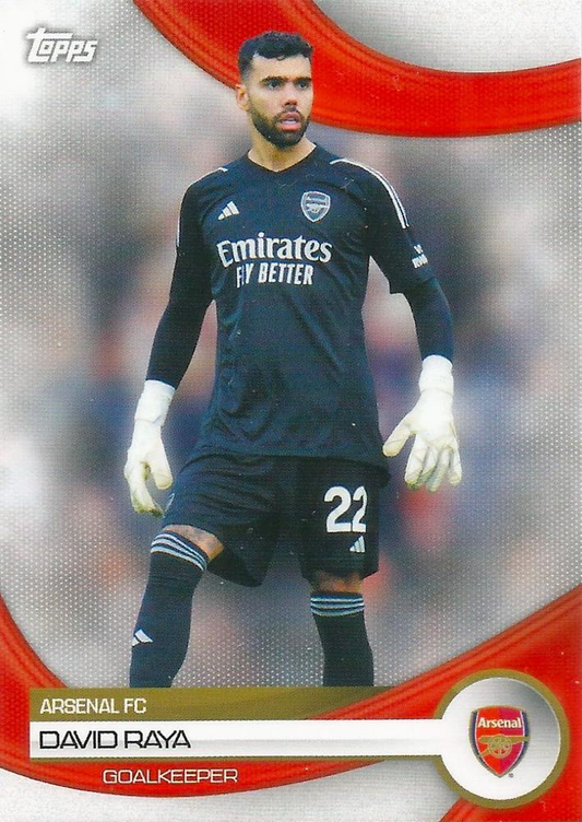 2023 Topps Arsenal Team Set David Raya #2 Arsenal FC