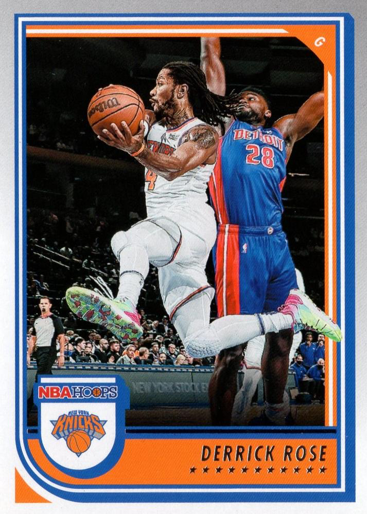 2022 Panini Hoops Derrick Rose #24 New York Knicks