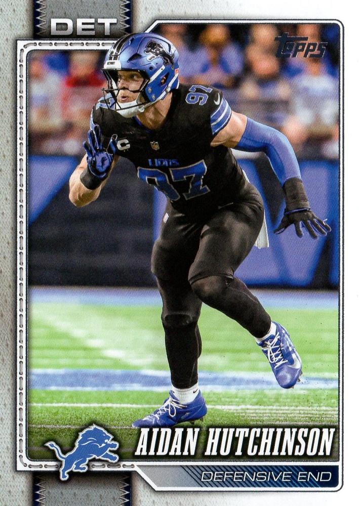 2026 Topps Flagship Aidan Hutchinson #69 Detroit Lions