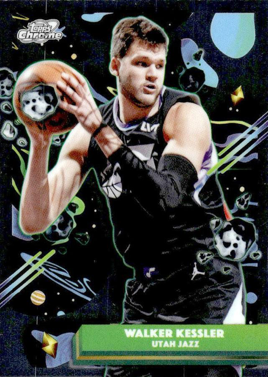 2025 Topps Chrome Cosmic Walker Kessler #120 Utah Jazz