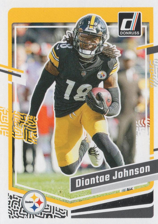 2023 Panini Donruss Diontae Johnson #247 Pittsburgh Steelers