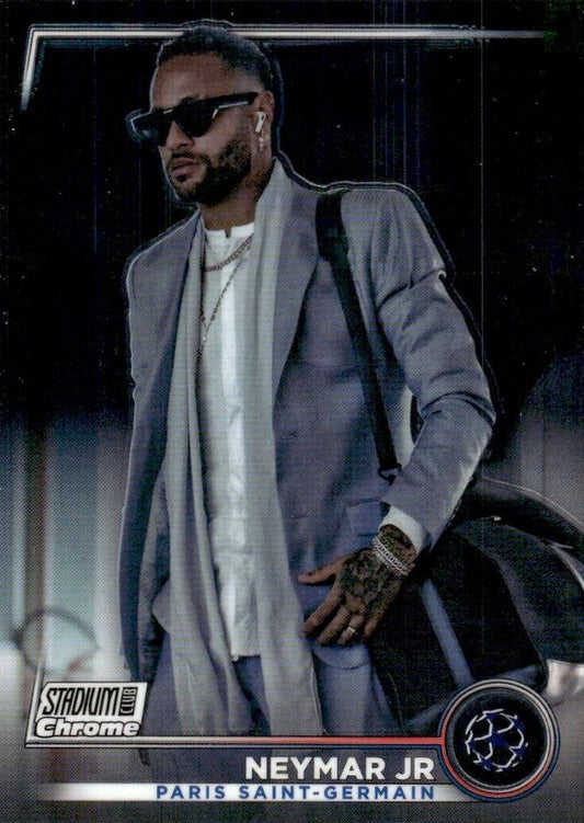 2022 Topps Stadium Club Chrome UCC Neymar Jr #69 Paris Saint-Germain