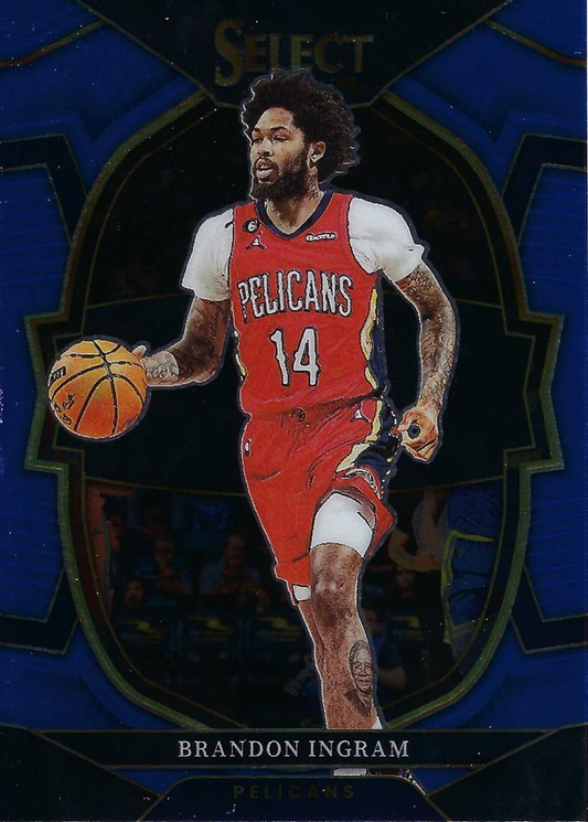 2022 Panini Select Blue Brandon Ingram #59 New Orleans Pelicans