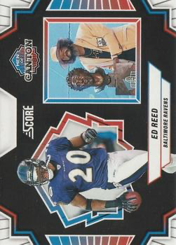 2025 Panini Score Men of Canton Ed Reed #6 Baltimore Ravens