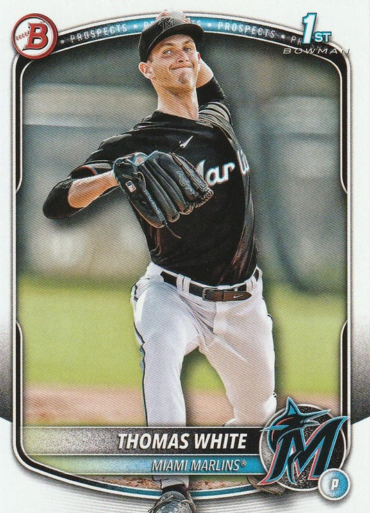 2025 Topps Bowman Prospects Thomas White Miami Marlins #BP-69