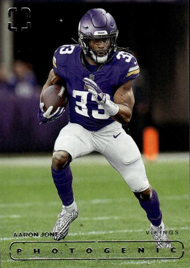 2024 Panini Photogenic Aaron Jones #111 Minnesota Vikings