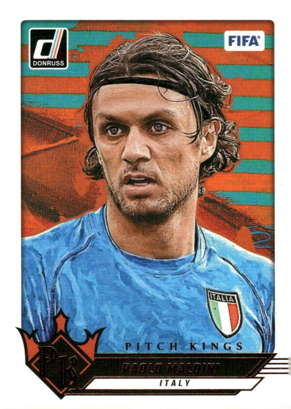 2024 Panini Donruss Pitch Kings Paolo Maldini #24 Italy