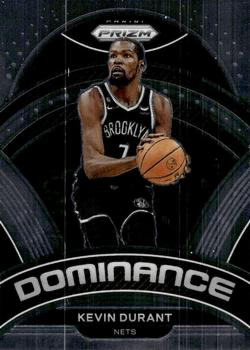 2022 Panini Prizm Dominance Kevin Durant #4 Brooklyn Nets