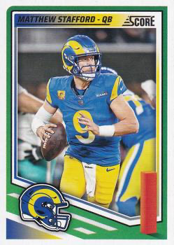 2025 Panini Score Matthew Stafford #196 Los Angeles Rams