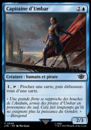 2023 Magic MTG Le Seigneur des Anneaux Capitaine d'Umbar LTR #45