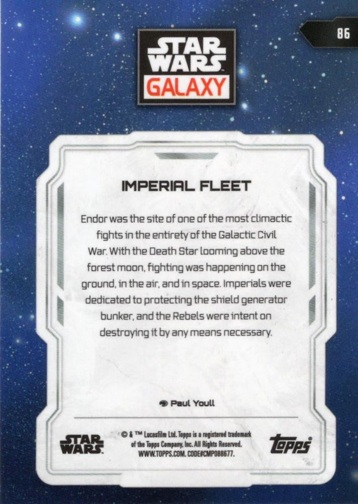 2024 Topps Chrome Star Wars Galaxy Imperial Fleet #86