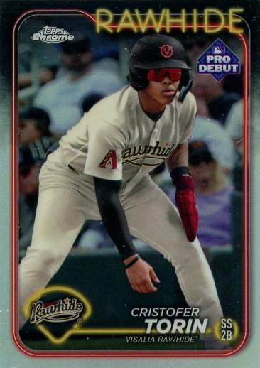 2024 Topps Pro Debut Chrome Refractor Cristofer Torin #PDC-192 Visalia Rawhide