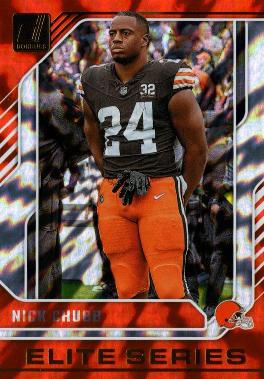 2024 Panini Donruss Elite Series Nick Chubb #29 Cleveland Browns