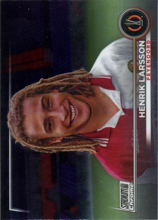 2022 Topps Stadium Club Chrome UCC Henrik Larsson #66 Feyenoord