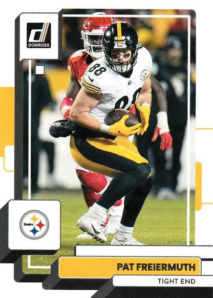 2022 Panini Donruss Pat Freiermuth #218 Pittsburgh Steelers