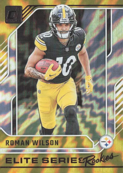 2024 Panini Donruss Elite Series Rookies Roman Wilson #23 Pittsburgh Steelers