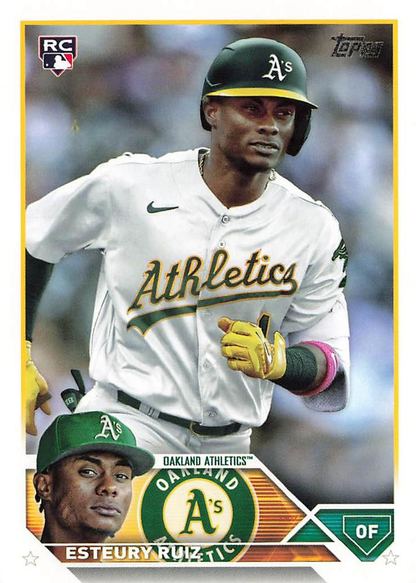 2023 Topps Series 2 Esteury Ruiz RC Oakland Athletics #650