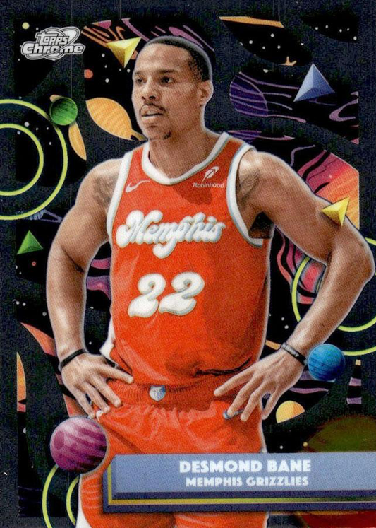 2025 Topps Chrome Cosmic Desmond Bane #166 Memphis Grizzlies