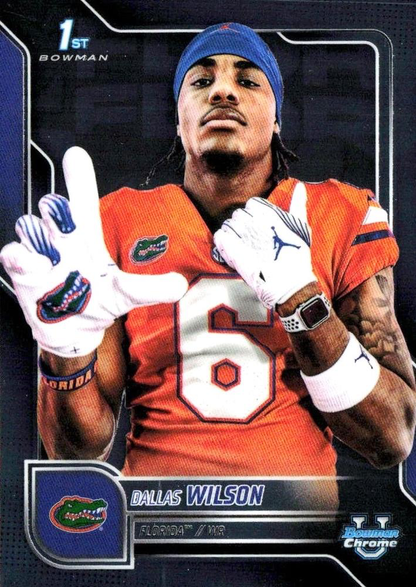 2025 Topps Bowman U Chrome Dallas Wilson 1st #181 Florida Gators