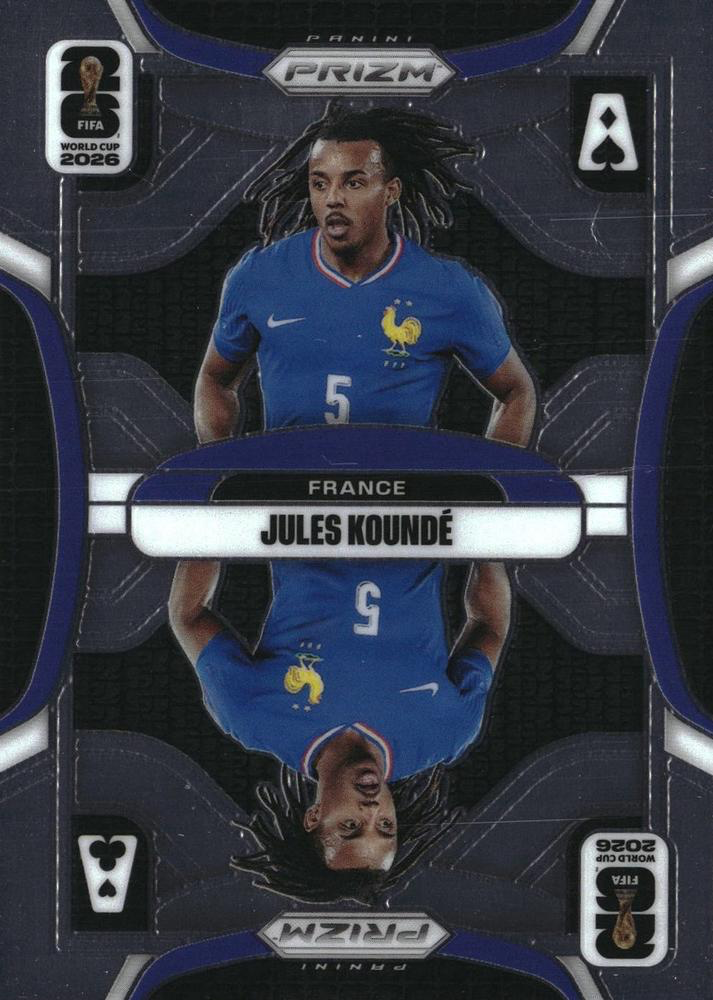 2026 Panini Prizm World Cup Aces Jules Kounde #8 France