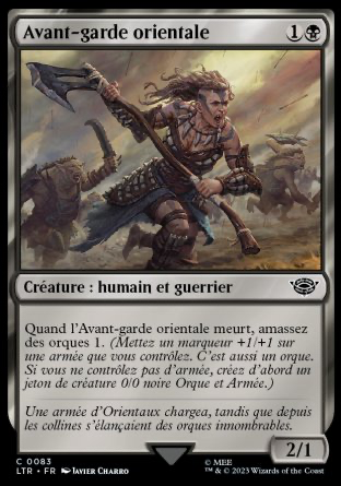 2023 Magic MTG Le Seigneur des Anneaux Avant-garde orientale LTR #83