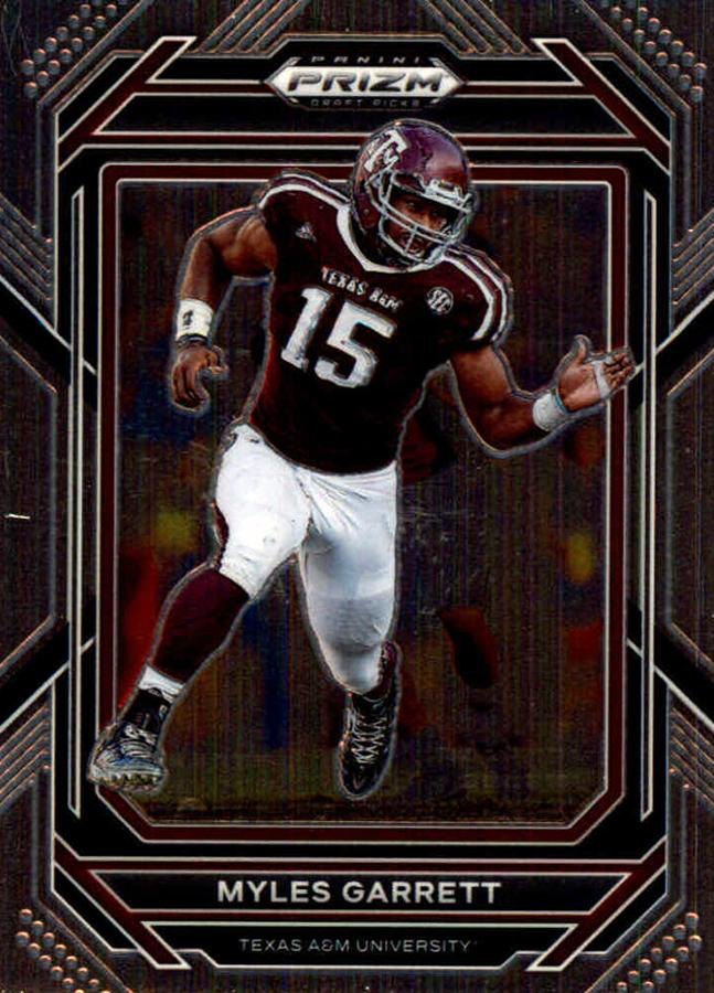 2023 Panini Prizm Draft Picks Myles Garrett #78 Texas A&M Aggies