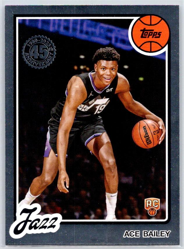 2025 Topps NBA 1980-81 Topps Basketball Ace Bailey 80BK-54 Utah Jazz